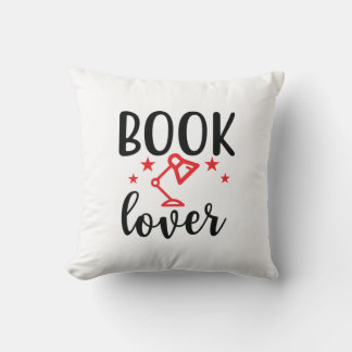 Coussin Lecture Art Book Lover