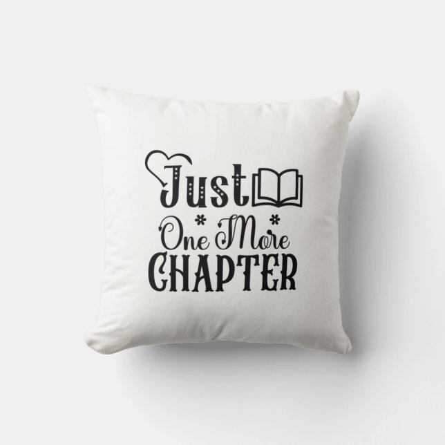 Coussin Lecture Art Juste Un Autre Chapitre (Recto)