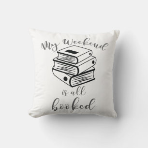 Coussin Lecture Lover Livre Nerd Lecteur Week-end Tous Rés