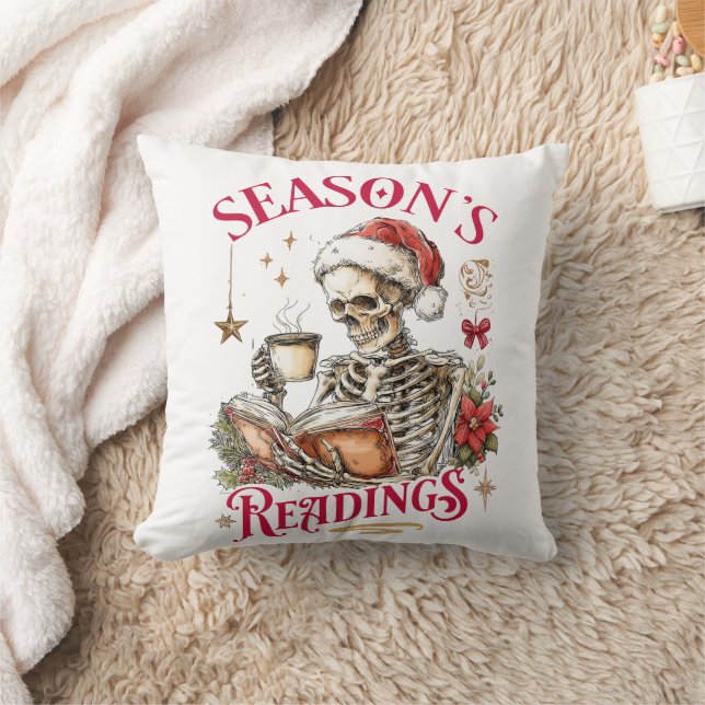 Coussin Lectures de saison  (Couverture)