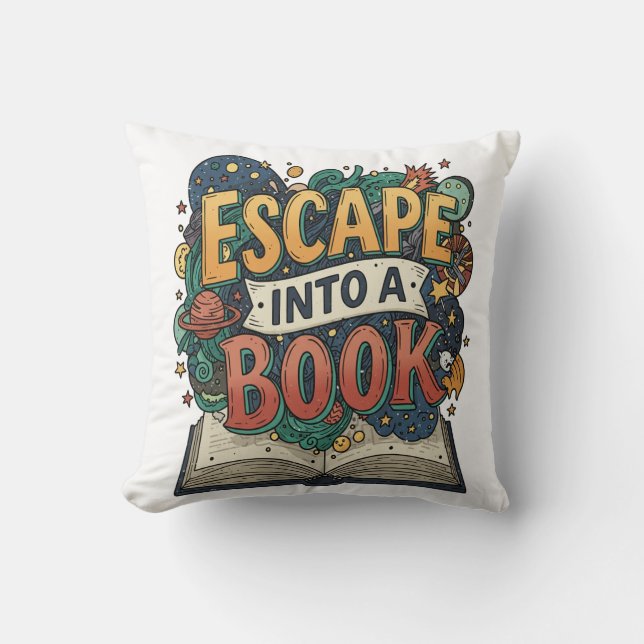 Coussin Lectures douillettes, fils Décontractés (Recto)