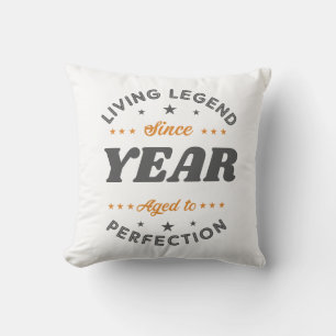 Coussin Légende vivante Cadeau d'anniversaire   Personnali