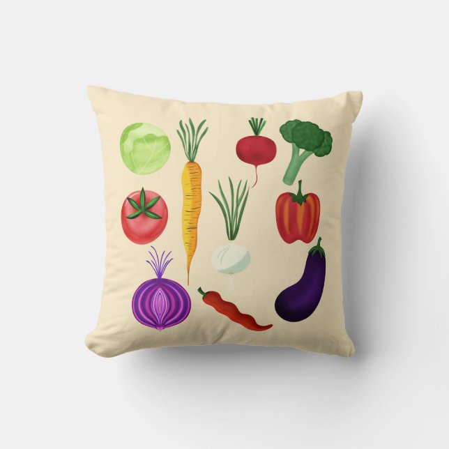 Coussin Légumes frais (Recto)