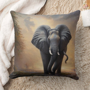 Coussin L'éléphant africain - Le roi