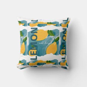 Coussin -LEMON toute la journée