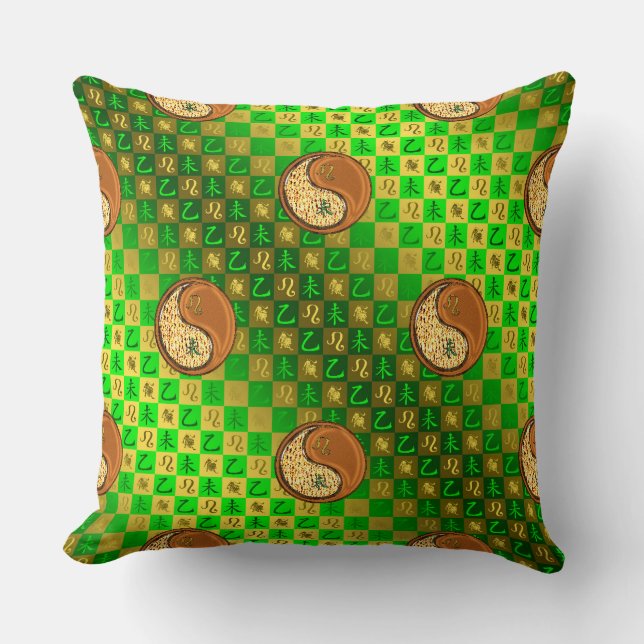 Coussin Léo & Chèvre de Bois (Recto)