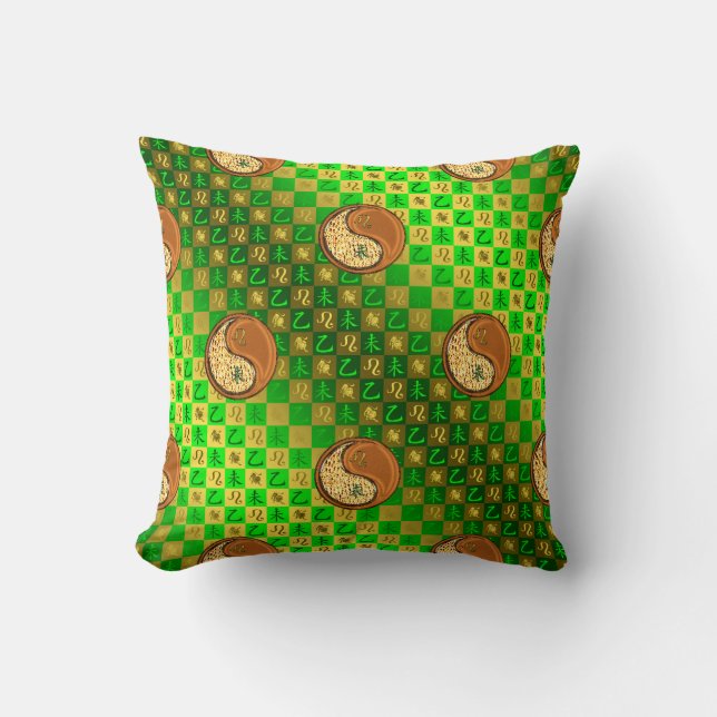 Coussin Léo & Chèvre de Bois (Recto)