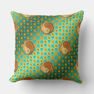 Coussin Léo & Chien de Bois