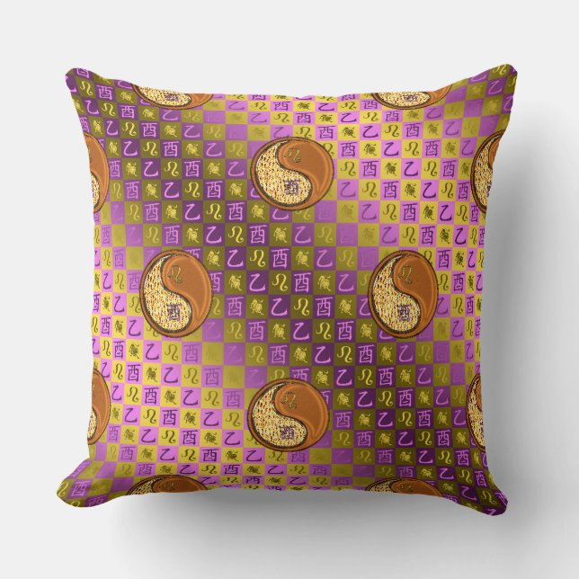 Coussin Léo & Coq de Bois (Recto)