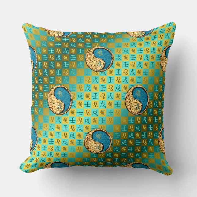 Coussin Leo & Water Dog (Recto)