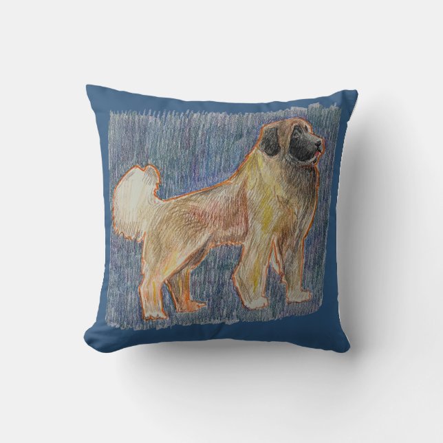 Coussin Leoburger Throw Pillow (Recto)