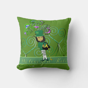 Coussin Leprechaun St. Patrick's Day