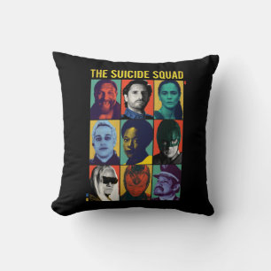 Coussin L'équipe du suicide Grille Rétro Avec Amanda Wal