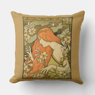 Coussin L'Ermitage Française Nouveau Femme dans le champ d
