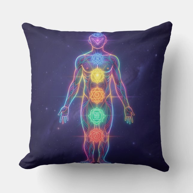 Coussin Les 7 Chakras´2 (Recto)