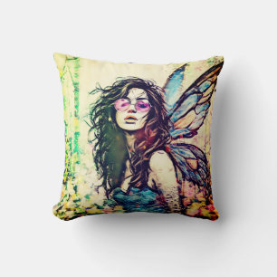 Coussin Les ailes d'un conte équitable