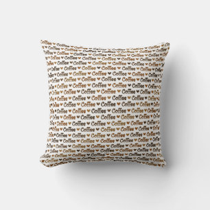 Coussin Les amateurs de café lancent l'oreiller
