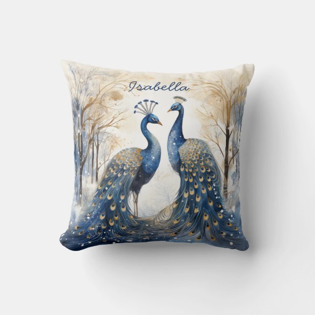 Coussin Les amoureux de la nature de l'anniversaire de mam (Recto)