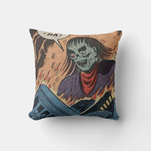 Coussin les années 50 Horror Comic Meilleur cadeau pour