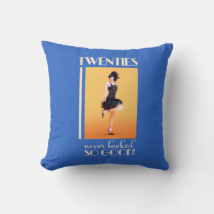 Coussin Les années vingt n'ont jamais autant fait rêver. V