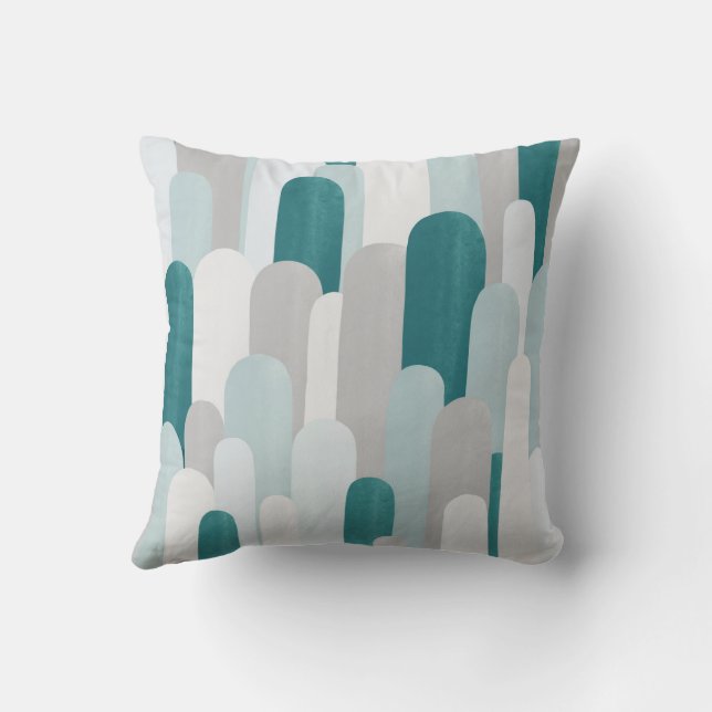 Coussin Les bâtiments ondulants (Verso)