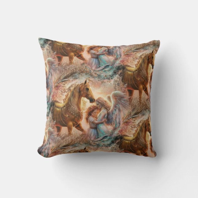 Coussin "Les bras d'un cheval" (Recto)
