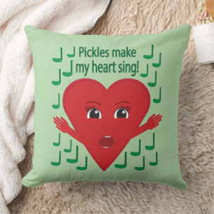 Coussin "Les chatons font chanter mon coeur !" Coeur chant
