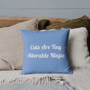 Coussin Les chats sont adorables Ninjas Personnaliser Corn