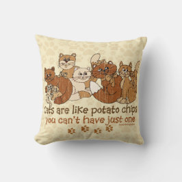 Coussin Les chats sont comme la version de grunge de