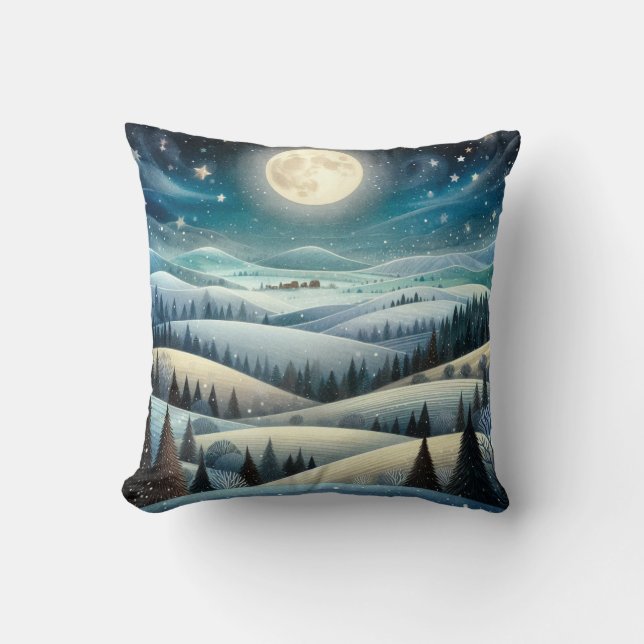 Coussin Les collines (Recto)