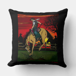 Coussin "Les Cowboys" Jetez l'oreiller design.