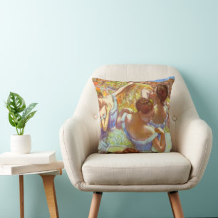 Coussin Les Danseuses bleues d'Edgar Degas