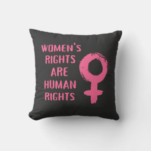 Coussin Les droits de la femme sont des droits de l'homme