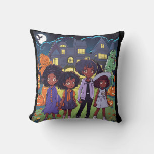 Coussin Les Enfants Noirs Tombent Dans Une Ville Hantée Ha