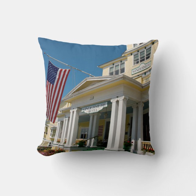Coussin Les Etats-Unis, Michigan, île de Mackinac (Recto)