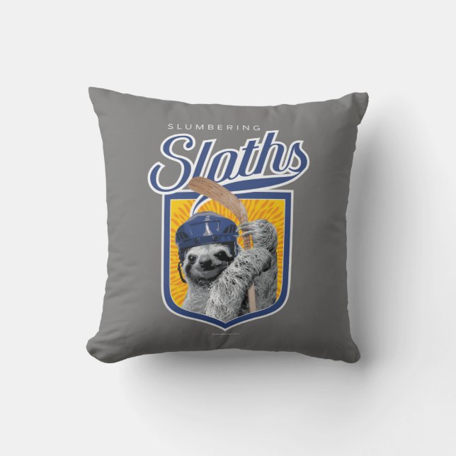 Coussin Les fentes à la baisse (équipe de hockey) (Recto)