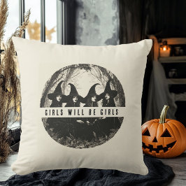Coussin "Les Filles Seront Des Filles | Halloween à thème 