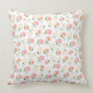 Coussin Les fleurs roses douces