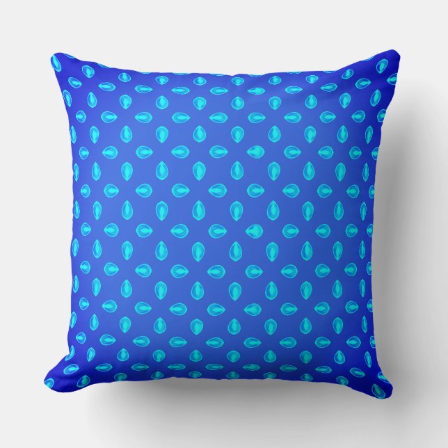 Coussin Les Graines Bleues (Recto)