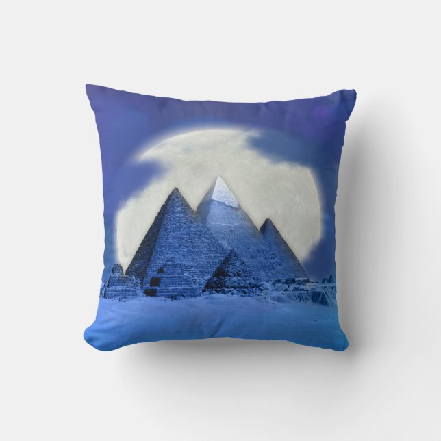 Coussin Les grandes pyramides (Recto)