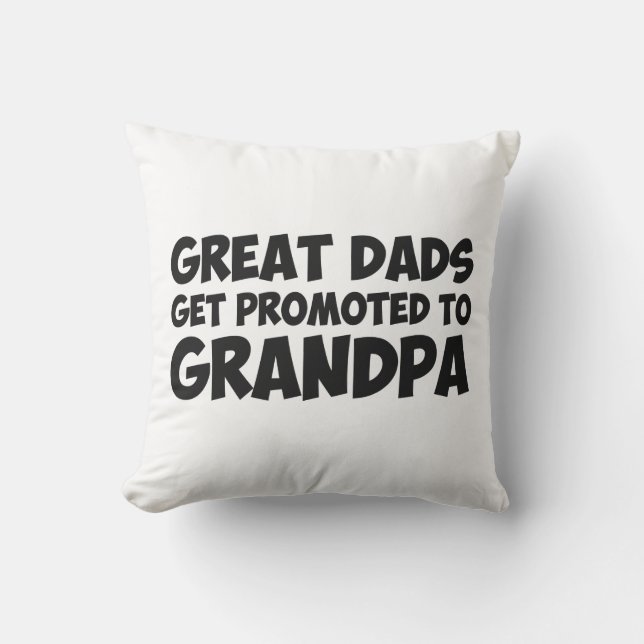 Coussin Les grands papas obtiennent favorisés au (Recto)