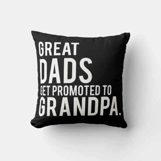 Coussin Les grands papas obtiennent favorisés au (Recto)