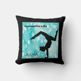 Coussin Les gymnastiques lancent des oreillers, nom person