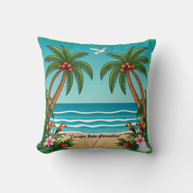 Coussin "Les Îles De La Merveille" (Recto)