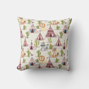 Coussin Les Indiens tribaux de Woodland Américains Motif s