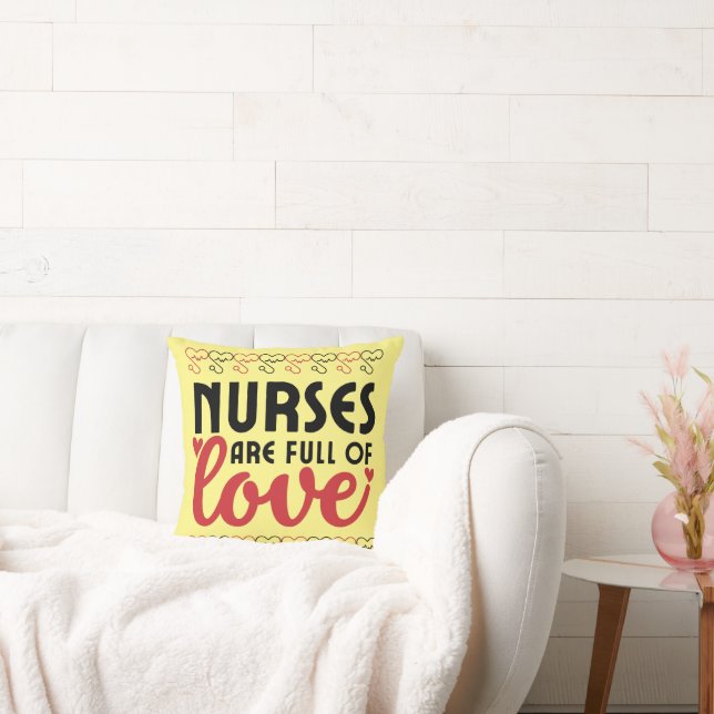 Coussin Les infirmières sont pleines d'amour - Infirmière (Canapé)