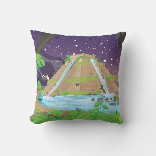 Coussin Les jardins suspendus de Babylone