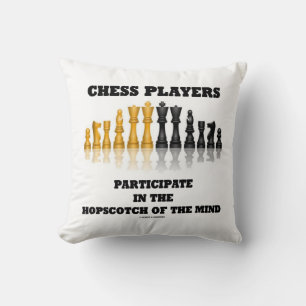Coussin Les Joueurs D'Échecs Participent À La Marelle De L