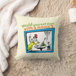 Coussin Les mangeriez-vous avec une souris?
