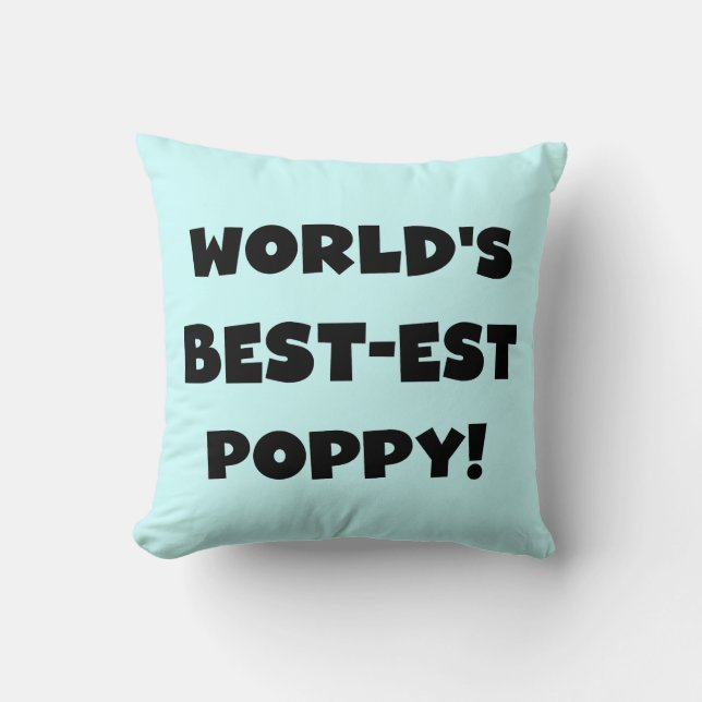 Coussin Les meilleurs cadeaux de coquelicot du monde de Bl (Recto)